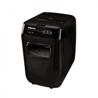 FELLOWES AUTOMAX 200C 10旁通式碎紙機/最大容量 200 張 4x38 mm 32 公升 碎紙機 黑色 (V000) 