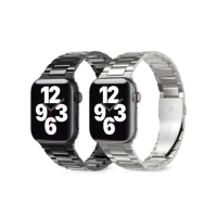 【PATCHWORKS】Apple Watch 45/44/42mm 不鏽鋼錶帶(輕盈結構.抗刮耐磨)