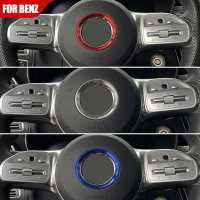 Miếng Dán Đồ Trang Trí Vô Lăng Ô Tô, 51mm / 58mm, Dành Cho Mercedes Benz C-Class A160 A180 A250 A35 