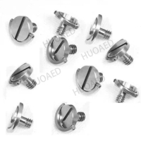 5/10PCS D Shaft D-ring 1/4 Inch Thead Camera Mounting Screw Adapter for DSLR Camera Rig Quick Release Plate