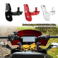 Tay ga xe máy màu đỏ, cần gạt và cần bóp tay cho Can‑Am Spyder F3/F3S/F3T/F3L (2015+) và RT/RT‑L (20