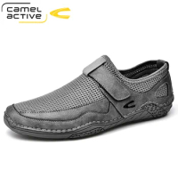 Camel Active New Casual Shoes Men Summer Breathable Mesh Flats Shoes for Unisex Soft Lightweight Male Beach Shoes