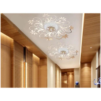 3D Mirror Sticker DIY Wall Decals Ceiling Decoration Acrylic Room Decoration Flower Wall Stickers for Living Room Home Decor