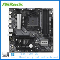 B550 Motherboard Used For ASRock B550M Phantom Gaming 4 Motherboard Socket AM4 DDR4 Desktop Mainboard support 5900X 5600G