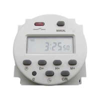 DC 12V AC 110V 220V 16A LCD Digital Programmable Control Power Timer Time Switch for advertising light boxes radio equipment