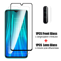2-in-1 Camera Protective Glass for Xiaomi Redmi Note 8 Pro Glass Xiomi Redmi Note 8T 8 T 9s 9 Pro Note8t Not 8pro Safety Glass