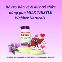 Giải Độc Gan MILK THISTLE Webber Naturals
