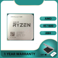 AMD Ryzen 5 1600 R5 1600 CPU 3.2 GHz Six-Core Twelve Thread 65W Socket AM4 Processor YD1600BB M6IAE