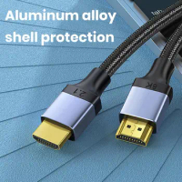 HDMI-compatible 2.1 Video Adapter Cable 8K Ultra 48Gbps 8K/60Hz 4K/144Hz TV Protector Monitor Video Connector Computer Supplies
