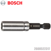 BOSCH Magnetic Screwdriver Extension Rod Sleeve 1/4" Electric Drill Adapter Fixed Device Power Tool Accessories 2608522317