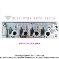 G4HG Engine Cylinder Head For Hyundai Atos prime GETZ 2005-2007 For KIA Picanto 2004- 1086CC 1.1L Petrol SOHC 12V 22100-02766