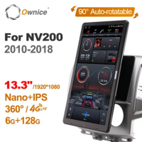 For Nissan NV200 2010- 2018 Ownice TS10 Android 10.0 1920*1080 Car Radio Auto 13.3" No DVD Support USB Quick Charge Nano