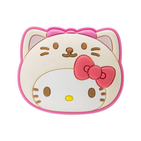 大賀屋 日貨 HELLO KITTY 夾子 貓叫聲 文具 日本文具 日式文具 日本雜貨 夾包包 正版 J00016023