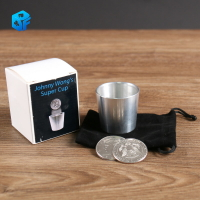 北方魔術 Super cup硬幣杯 美金版 硬幣魔術 近景互動魔術道具