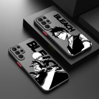 BLEACH Anime For Samsung S24 S23 S22 S21 S20 S10 FE Note 20 10 Ultra Lite Plus Frosted Translucent Phone Case