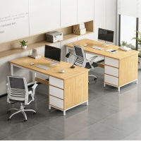 電腦桌 辦公桌 職員辦公桌椅組合簡約現代簡易辦公室桌子員工位單人2人位電腦桌