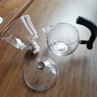 各類磁吸茶具配件公道杯 碗過濾網304不銹鋼珠蓋子高硼硅玻璃杯子