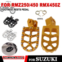 Footrest For Suzuki RMZ250 RMZ450 RMX450Z RM-Z250 RM-Z450 RM-Z RMZ 250 450 RMX 450Z Accessories Footpeg Foot Pegs Rests Pedal