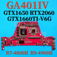 GA401IV Mainboard For ASUS ROG Zephyrus G14 GA401IU GA401II GA401IH GA401IE GA401IVC Laptop Motherboard R7 R9-4900HS RTX2060 166
