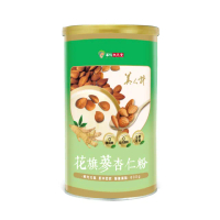 【華陀扶元堂】花旗蔘杏仁粉1罐(600g/罐；富含人蔘多醣 無添加香料)