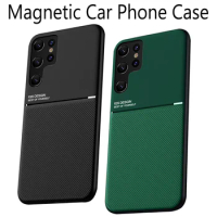 Magnetic Leather Case For Samsung Galaxy S23 Ultra S22 S21 S10 Plus S20 FE Note 20 A51 A71 A13 A12 A72 A52s A33 A53 5G Cover