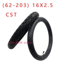 CST 16*2.5 tyre 62-305 16x2.50 tire and inner tube Fits Small BMX, Kids Bikes,Electric Bikes (e-bikes) Scooters Accessories