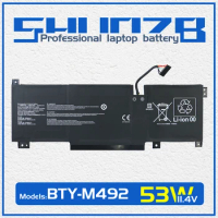 SHUOZB BTY-M492 Laptop Battery For MSI Pulse GL66 GL76 11UDK,11UEK,11UCK, Sword 17 A11UD, Bravo 15 B5DD-200PH, Katana GF66 GF76
