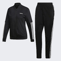 Adidas Wts Back2bas 3s DV2428 女 運動套裝 立領外套 長褲 修身 舒適 亞洲版 黑