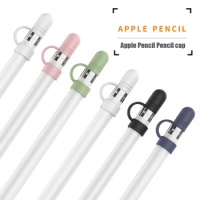 3pcs Replacement Pen Cap Nib Sweating Proof Protective Case Soft Silicon Protective Sleeve for Apple Pencil 1 Silicone Holder