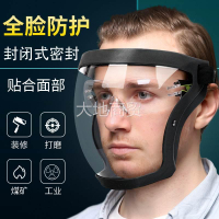 施工護目鏡工業勞保打磨粉塵防飛濺全臉面罩防護騎行防風沙車眼鏡