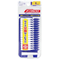 【COMBO!】日本製I型護牙牙間刷超極細1號SSS號0.7 mm*15入(超極細3S白色I字型齒間刷)