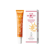 【For Beloved One 寵愛之名】亮白淨化黃金藻防曬霜SPF50+ ★★★★★白色30ml(海洋友善/透明水感)