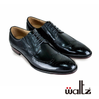 【Waltz】質感皮鞋- 經典雕花 測V 紳士鞋 真皮皮鞋(4W111080-02 華爾滋皮鞋)