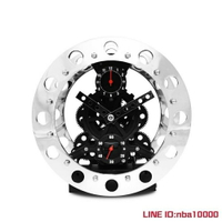 時鐘創意客廳座鐘 復古時鐘機械造型齒輪鬧鐘時尚擺件鐘表台式座鐘 JDCY潮流站