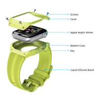 Band Case For Apple Watch Band Watchband for iWatch 4 5 44mm 40mm Silicone Strap 42mm 38mm Bracelet Replaceable Accessories