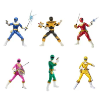 Hasbro Original Power Rangers Zeo Gold Ranger Zeo Greea Ranger Zeo Yellow Ranger Joints Movable Anime Action Figures Toys Gifts