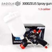 SAGOLA Professional Spray Gun Car Paint Spray Gun 1.3mm Nozzle Industrial Grade High Atomization Home Pneumatic Spray Tools