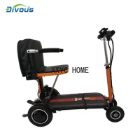 Hot Sale Electric 4 Wheel Disabled Handicapped Adult Folding Foldable Elderly Mobility Scooter Electric Wheelchair