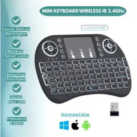 i8 Mini Keyboard & Mouse Wireless - i8, Touchpad, Mini Keyboard Wireless