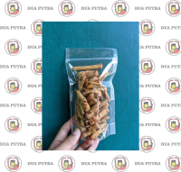 Basreng Stik Bastik Pedas Daun Jeruk dan Original Daun Jeruk Kemasan Pouch - Snack Dua Putra