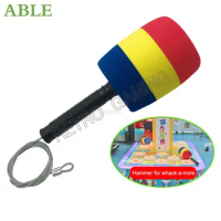 Hitting Arcade Game Sponge Hammer Children's entertainment game machine Watch A Hole Hitting Mouse/frog Arcade Game accessories