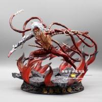 35cm Demon Slayer Gk Statue Ghost King Kibutsuji Muzan Sy Can Glowing Pvc Action Figure Collection Model Toys For Children Gifts
