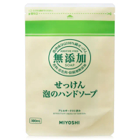 【日本MIYOSHI】無添加 泡沫洗手乳補充包300ml