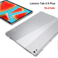 Transparent Tablet case For Lenovo Tab 4 8 Plus TB-8704N Drop Resistant Cover slim Back case For TB-8704X TB-8704V TB-8704F Case