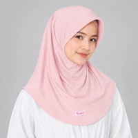 Hijab Bergo / Hijab Instan / Kerudung Geblus / Hujab Sport Pink