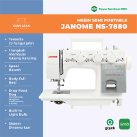 Mesin Jahit Semi Portable JANOME NS7880 / NS-7880 SET - Body Full Besi