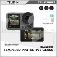 Telesin Protective Tempered Glass DJI Osmo Action 3 / DJI Action 4 Anti Gores Pelindung DJI Action 3