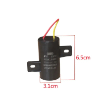 Kondensier Pemula Mesin Basuh Automatik CBB60 12UF 8UF 10UF 14UF 450V AC