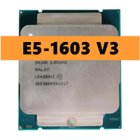 Xeon E5-1603V3 CPU 2.8GHZ Quad-Core 10MB 140W E5-1603 V3 E5 1603 V3 LGA2011-3 E5 1603V3 processor free shipping