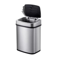 【巧可】12L不鏽鋼智能垃圾桶 智能感應垃圾桶(大容量垃圾桶 防指紋垃圾桶)